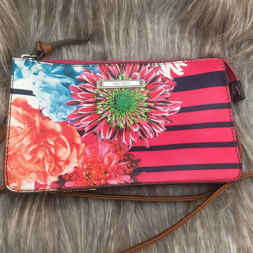 Nine West Floral Crossbody Bag
